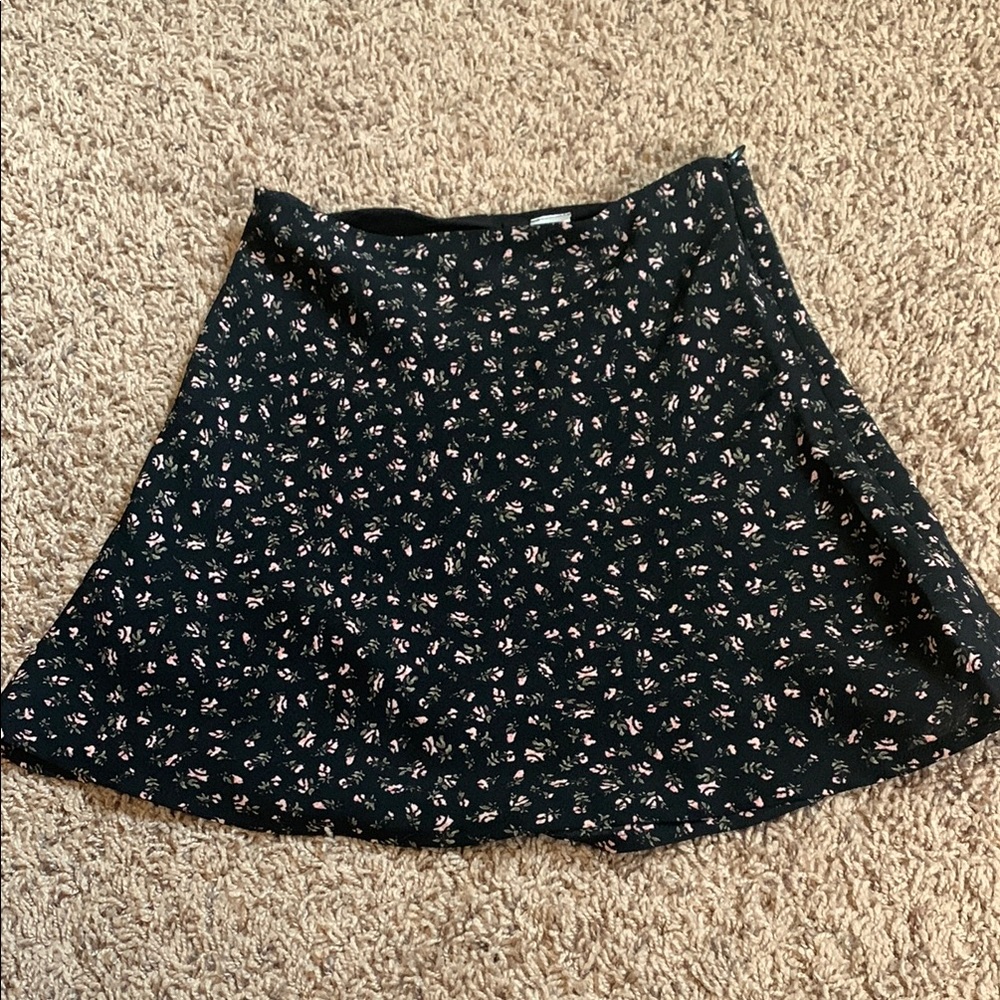 H&M Blue A-Line Mini Skirt for Night Out